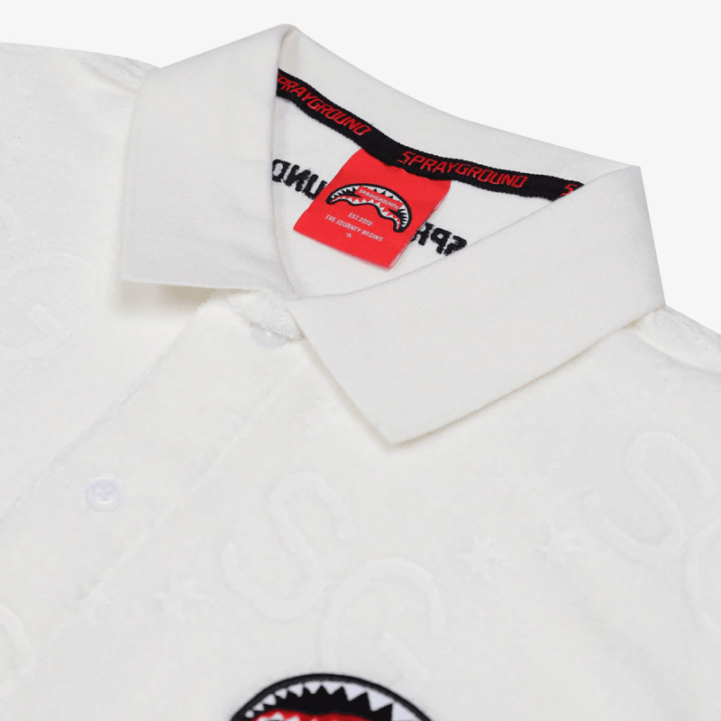 Sprayground Bluzë SG JAQUARD POLO SHIRT WHT 