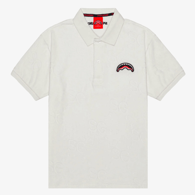 Sprayground Bluzë SG JAQUARD POLO SHIRT WHT 