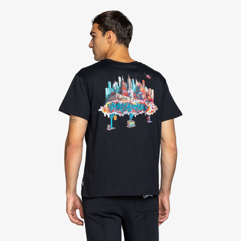 Sprayground Маица CITY SKYLINE NEW REGULAR T-SHIRT BLK 