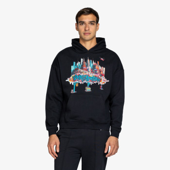 Sprayground Дуксер CITY SKYLINE COMFY HOODIE BLK 