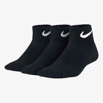 NIKE Чорапи 3P YTH CTN CUSH QTR W/ MOIST M 