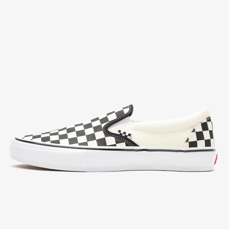 VANS Патики MN SKATE SLIP-ON (CHECKERBOARD) BLACK/OF 