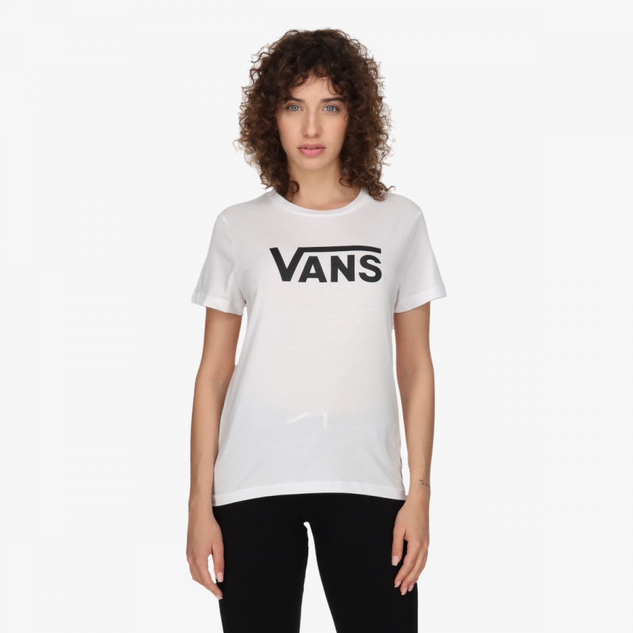 Vans Bluzë WM DROP V SS CREW-B WHITE-BLACK 