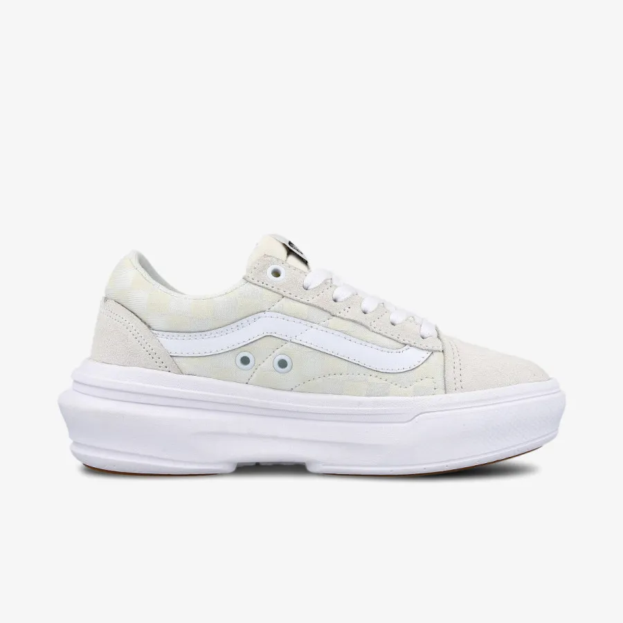VANS Патики UA OLD SKOOL OVERT CC CHECKERBOARD WHITE 