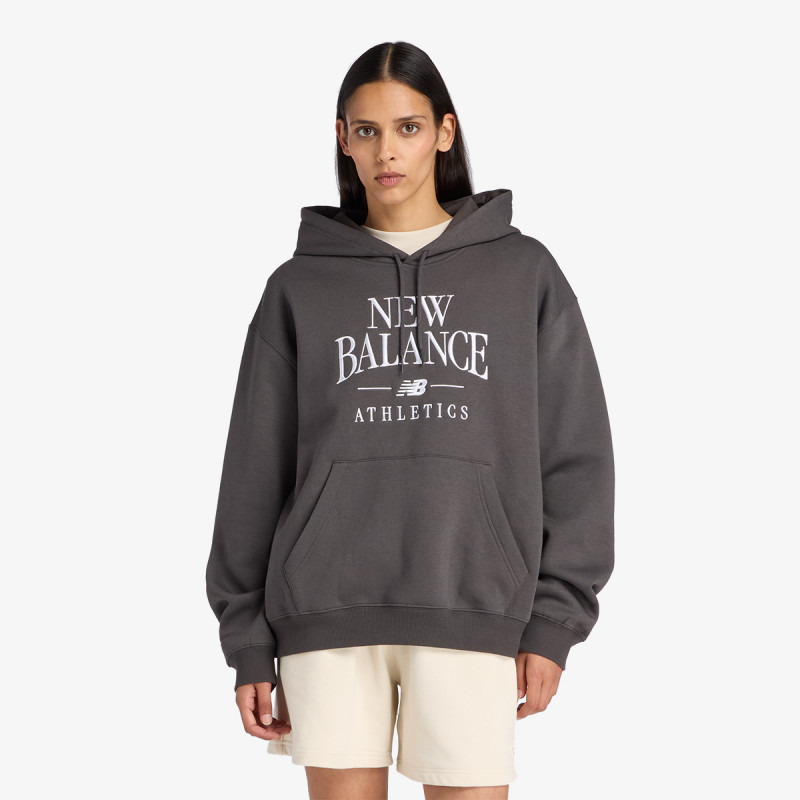 New Balance Bluza Linear Heritage Fleece Hoodie 